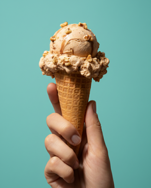 Helado Cajera con nuez - 12 litros