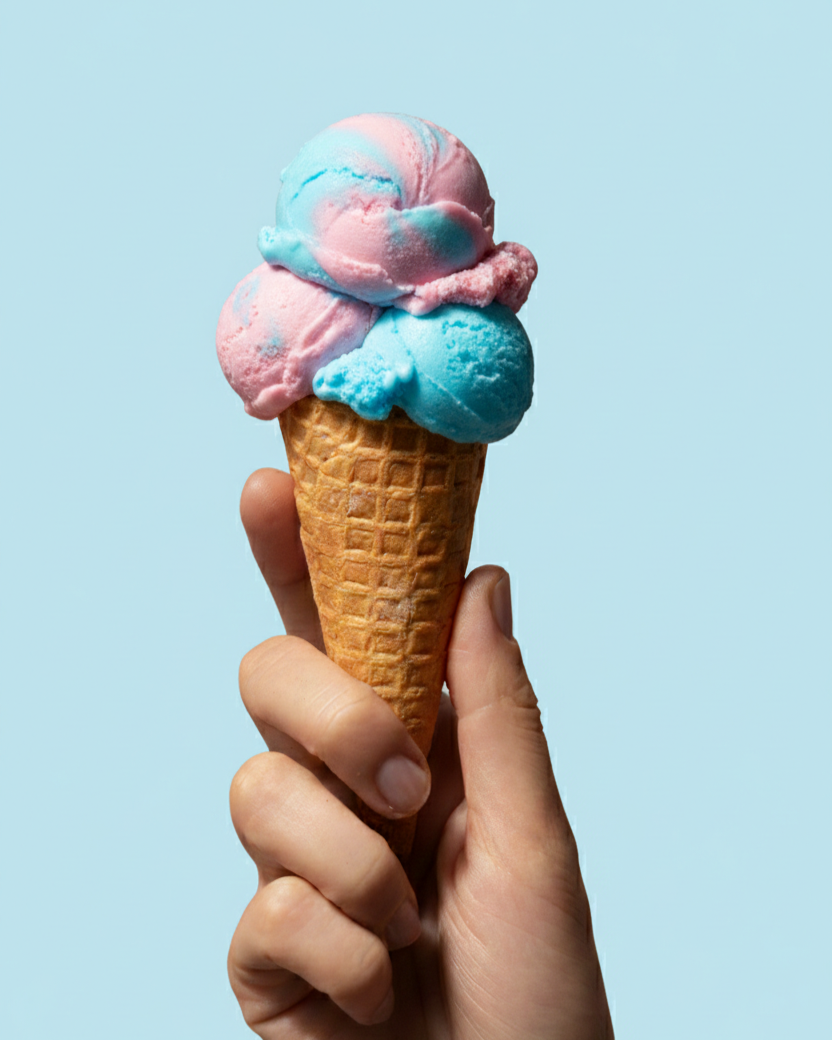 Helado Chicle combinado - 12 litros