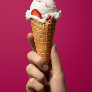 Helado de Fresa rebanada - 12 litros