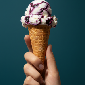 Helado de Queso con zarzamora - 12 litros