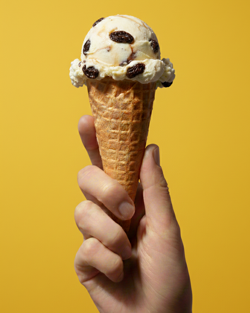 Helado de Ron con pasas - 12 litros